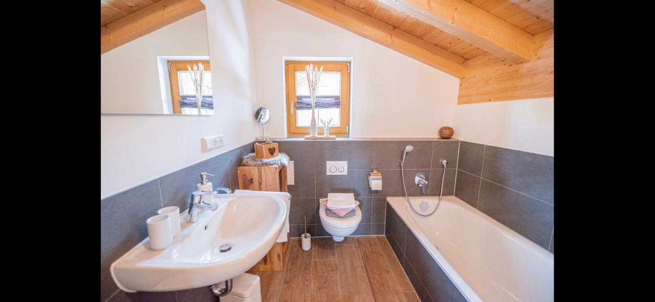 Hirsch Chalet #Sauna Lechbruck Kültér fotó